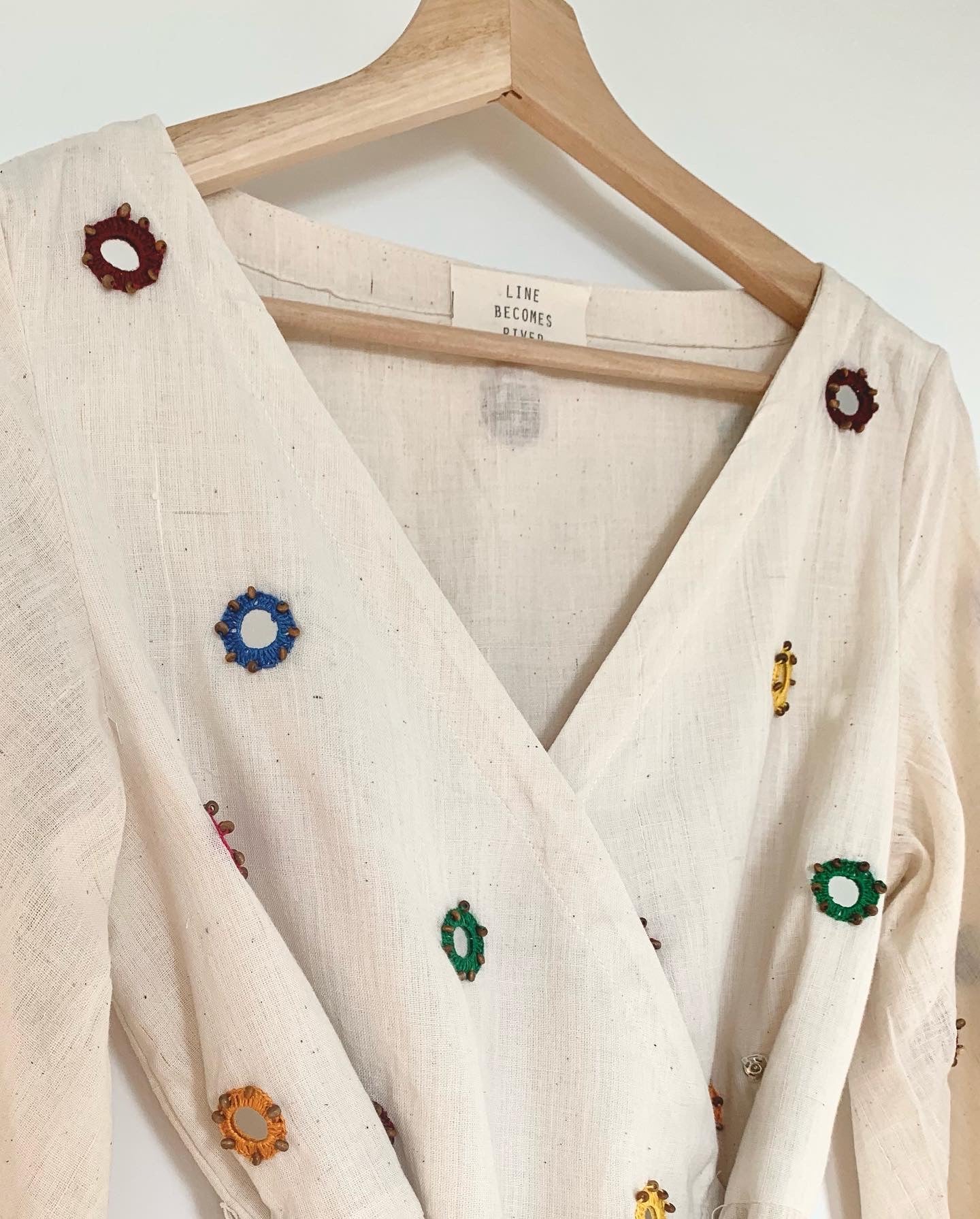 Mirror Wrap Blouse